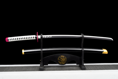 Giyu Tomioka Katana Black & White