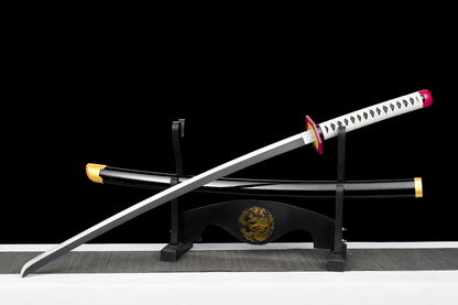 Giyu Tomioka Katana Black & White