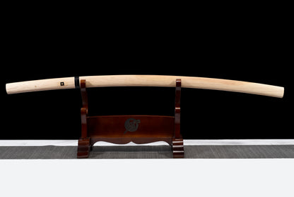 Damascus Shirasaya Katana