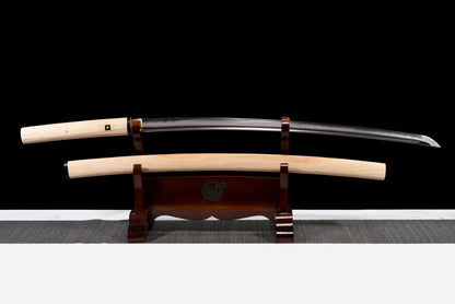 Damascus Shirasaya Katana