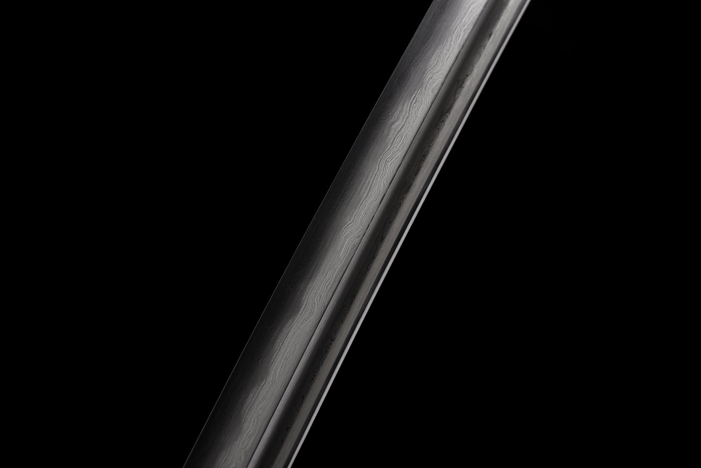 Damascus Shirasaya Katana